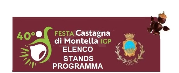 Festa della castagna Montella 2024 Stand  Programma